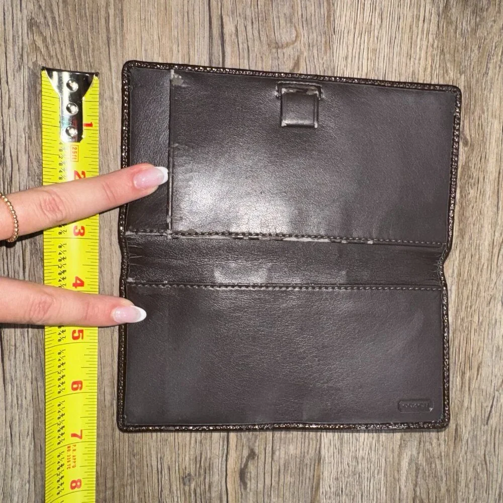 Coach Monogram Crossbody and Matching Checkbook Cover - Picture 5 of 5